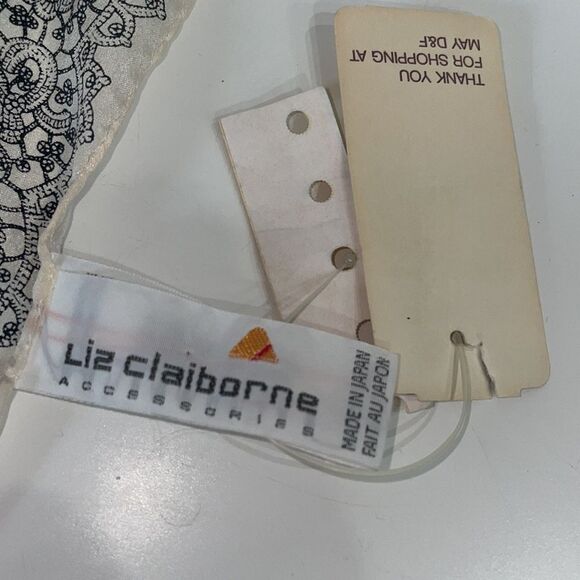 Vintage NWT Liz Claiborne 100% Silk Handkerchief made in Japan - Picture 4 of 5
